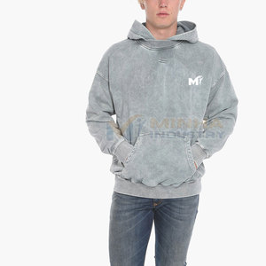 Service OEM, vente en gros de sweats à capuche pour hommes, lavage à l'acide, dernier design, fabriqué au Pakistan, sweats à capuche lavés à l'acide - Product Image 4