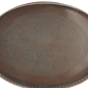 Plateau de service en aluminium antique fait à la main personnalisé en gros au meilleur prix pour la décoration de Noël de l'hôtel et du restaurant - Product Image 3