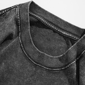 Camisetas con Lavado Ácido Más Vendidas en Línea, Nueva Llegada, Bordado Nuevo 2026, Logotipo Personalizado Impreso, Camisetas con Lavado Ácido - Product Image 2