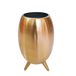 Modern Gold-Plated Metal <b>Flower</b> <b>Vase</b> Elegant Design for Event Table Decor Steel Toptable <b>Vase</b> <b>Small</b> MOQ Accepted - Product Image 4