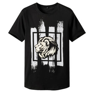 Camisetas gráficas personalizadas, Camisetas estampadas para hombre, serigrafía vintage desgastada, 100% de algodón, transpirables, camisetas de gran tamaño - Product Image 2