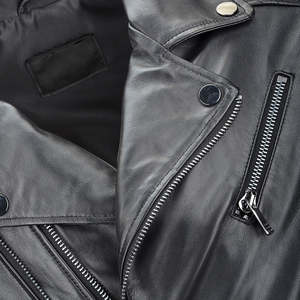 Veste bomber en cuir véritable camouflage pour homme, printemps, formelle, respirante, fermeture éclair, design personnalisé durable - Product Image 5