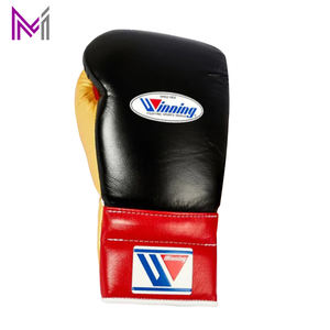 Guantes de Boxeo de Piel Impermeables de 10 oz, Diseño 2026, Personalizados, Ganadores, para MMA, Kick Boxing, Sanda, Entrenamiento al Aire Libre con Cordones - Product Image 2