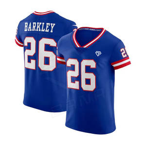 Vente directe d'usine maillots de Football américain de couleur unie nouvelle mode maillot de Football américain en gros - Product Image 3