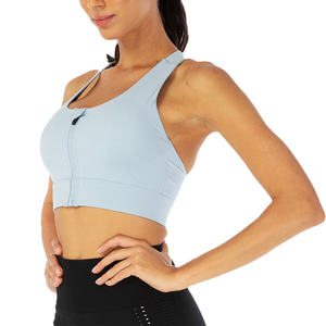 Sujetador deportivo ajustable para mujer, sostén deportivo para Fitness, Yoga, gimnasio con cremallera, novedad de 2022 - Product Image 1