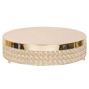 Soporte redondo para pastel hecho de metal, plato de pastel negro de hierro, soporte decorativo único para pastel para boda, cumpleaños o cualquier celebración - Product Image 3