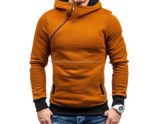 Sweat à capuche court hommes échantillon gratuit poids lourd éponge français surdimensionné épaule sérigraphié Streetwear à capuche pour hommes - Product Image 4
