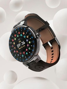 GT9Max 2 "นาฬิกาอัจฉริยะ NFC ชาร์จไร้สาย24ชั่วโมงตรวจสอบสุขภาพ OLED รับสายปฏิทินเครื่องวัดอุณหภูมิสายหนัง IOs - Product Image 4