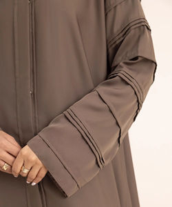 Women's Modest <b>Chiffon</b> Abaya <b>Dress</b> 100% Silk Long Sleeve <b>Maxi</b> OEM Service Customized Color Dubai Design Adults Islamic Wear - Product Image 4