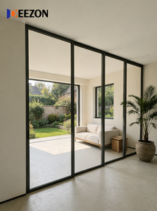 Portes coulissantes DEEZON AS2047 en aluminium à rupture de pont thermique, cadre étroit, double vitrage, isolation phonique, cloison pour bureau - Product Image 3