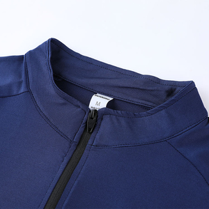 Camisa de compresión de LICRA de poliéster OEM Camisa de manga larga deportiva con estampado personalizado Camisa de gimnasio de compresión personalizada ajustada en blanco para hombres - Product Image 2