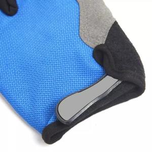 Guantes de nailon de medio dedo para hombre y mujer, unisex, con palma de gamuza y relleno de gel de sílice para ciclismo, entrenamiento y ciclismo - Product Image 3