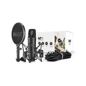 NT1 mikrofon kondensor Studio diafragma besar generasi ke-5 terbaru dengan XLR Dan keluaran USB rekaman vokal dan Podcasting