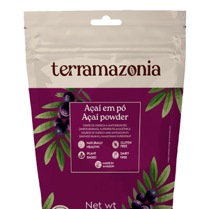Poudre d'açaï amazonienne Terramazonia 226g Sans maltodextrine Végétalien Sans gluten Goût sucré Durée de conservation de 12 mois pour les smoothies - Product Image 2