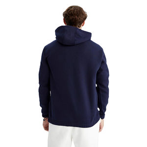 Sudadera con capucha sólida informal para hombre, tejido polar de poliéster y algodón para invierno, 100% algodón con capucha, diseño térmico de logotipo personalizado - Product Image 3