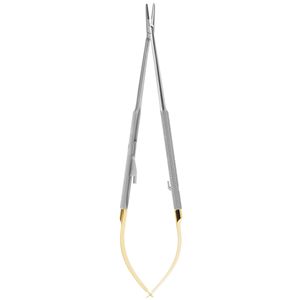 Portaagujas Micro Castroviejo de Acero Inoxidable de Alta Calidad TC 5.5 Pulgadas |   Pinzas de Sutura para Instrumentos Quirúrgicos |   Conjunto de Instrumentos CE - Product Image 4