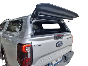 2023 + pour Ford pour Ranger Fixe Verre Auvent Nouveau Design En Fiber De Verre Hardtop Toit Rack Pickup Camion Lit Offroad Extérieur Accessori - Product Image 3