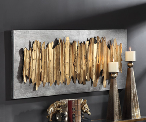 Lev, decoración de pared de Metal moderna, decoración de pared colgante colorida, fabricante indio, suministro directo de fábrica, MOQ bajo - Product Image 2