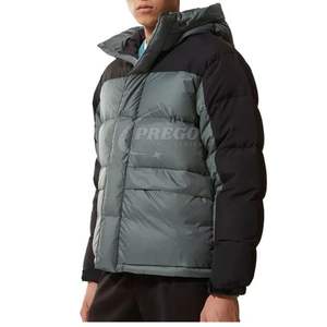 Veste matelassée brillante de haute qualité pour hommes, vente en gros personnalisée OEM ODM, style décontracté d'hiver, vêtements d'extérieur avec processus de revêtement - Product Image 4