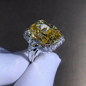 VOAINO Luxury Design 10K 14K 18K White Gold IGI Certificated Oval Cut Diamond CVD Lab Diamond Ring - Product Image 4