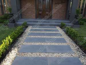 Offre spéciale Carreaux de calcaire en pierre bleue grattée de qualité supérieure Revêtement extérieur contemporain et solution de revêtement de sol extérieur - Product Image 4