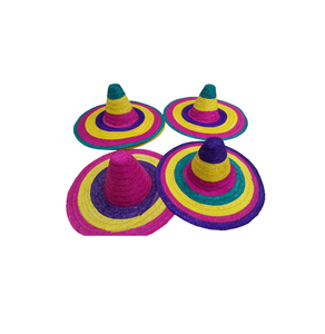 Factory Mexican Sombrero Deluxe Straw Gringo Hats for Costume Fancy Dress Party Beach <b>Wedding</b> Home Decoration Crafts Gift - Product Image 5
