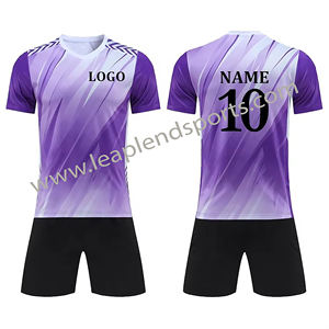 Conjunto de Uniforme de Fútbol Ligero de Alta Calidad con Impresión por Transferencia de Calor, Transpirable y de Secado Rápido, Camiseta y Pantalones Cortos - Product Image 2