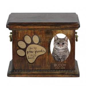 Urna Funeraria para Mascotas en Forma de Cabaña de Madera |   Acabado Duradero |   Precio de Fábrica al por Mayor - Product Image 1