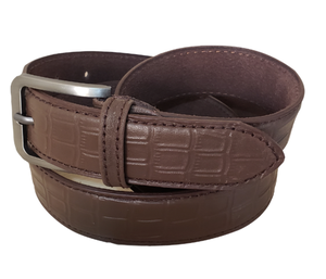 Ceinture vintage pour homme en cuir de vache véritable Keven Impex KI-678, couleur personnalisée, boucle en alliage, largeur 3,7 cm, longueur 105-125 cm, USA - Product Image 2