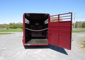 Remorques pour chevaux Calico 2024, 6' x 16' avec une hauteur de carrosserie de 7', remorque pour bétail, charge utile totale de 7000 lb, double essieu, caisse en cage, meilleur prix - Product Image 5