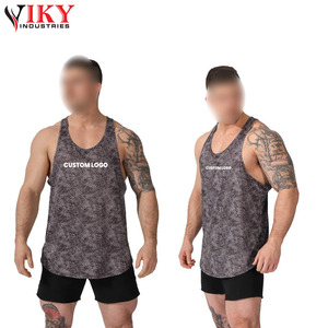Débardeur de sport personnalisé avec logo par sublimation – Meilleur fournisseur de vêtements de fitness – Débardeur de musculation et d'entraînement pour hommes, très vendu - Product Image 6
