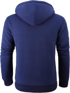 <b>Men</b> Zip up Hoodies <b>Sherpa</b> Lined <b>Jacket</b> Heavyweight Fleece Sweatshirt Winter Warm Hooded Coat - Product Image 6