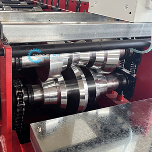 Chất lượng cao ppgi thép mạ kẽm lợp <span class=keywords><strong>Ridge</strong></span> <span class=keywords><strong>cap</strong></span> cuộn tạo thành máy cho mỹ - Product Image 3