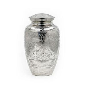 Adult Metal Cremation Urn for Human Ashes | Lightweight Metal Funeral Urn - Product Image 5
