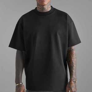 เสื้อยืดทรงบ็อกซี่แขนสั้นลำลองสำหรับผู้ชาย ระบายอากาศได้ดี ผ้าฝ้าย 100% สีพื้น พิมพ์ลายตามสั่ง ทรงปกติ คุณภาพสูง ดีไซน์เรียบง่าย - Product Image 1