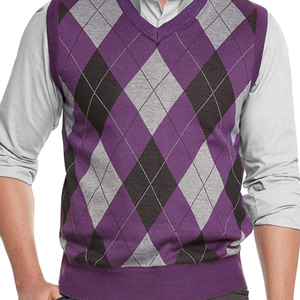 Mens Pullover <b>Vest</b> Long Sleeve Knitted Sweaters Breathable Quarter V-neck Knitted <b>Vest</b> Sweater Men's Winter Knitwear - Product Image 6