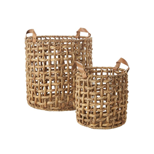 EW-cesta de almacenamiento de jacinto de agua 2023 natural, cesta de lavandería, soporte de maceta - Product Image 2