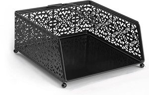 Modern Decorative <b>Black</b> Handcrafted Metal Napkin Holder Wedding Party At Lowest Price - Product Image 5
