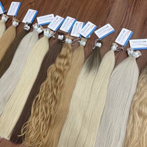 ¡VENTA FLASH! Extensiones de cabello natural liso a granel Color 100% Extensiones de cabello humano vietnamita Cutícula cruda Cabello Remy - Product Image 4