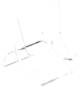 2025 Clear Acrylic Display Stands: Ideal Small Easel Holders for Showcasing Cards, <b>Frames</b>, Pictures, Magazines, Books and CDs - Product Image 3