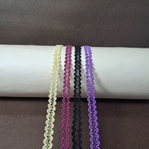 Encaje para decoración, encaje de poliéster para ropa de Festival, recorte para tapicería y adornos de disfraces para ropa de moda, encaje - Product Image 1