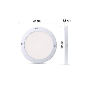 20w lampada a LED montata su superficie con sensore (luce diurna) - Product Image 2