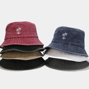 Chapeau seau personnalisé brodé sur mesure en coton imprimé sur toute la surface de la plage Chapeau seau réversible Chapeau Vietnam Fabricant de chapeau - Product Image 1