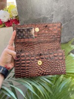 Pochette en cuir véritable Stylish Wallet Clutch Multi Card Holder Purse Clutch Credit Card Wallet Recycled Leather Clutch For Women's Use