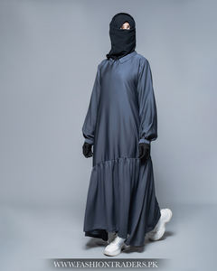 Abaya simple de haute qualité pour femmes musulmanes, robe modeste islamique à manches longues, fabriquée en tissu doux, écologique, directement de l'usine - Product Image 6