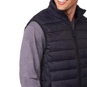 Chaleco acolchado informal de invierno para hombre de alta calidad con diseño único Color sólido Transpirable y bajo precio-Servicio OEM disponible - Product Image 5