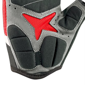 Guantes de Ciclismo Personalizados Rojos, Negros y Grises, de Medio Dedo, Acolchados, Transpirables, Antideslizantes, para Deportes en Bicicleta, OEM, ODM, Venta al Por Mayor - Product Image 6