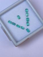 Pierre précieuse naturelle de haute qualité, vert émeraude, 2,50 carats, pour la création de bijoux sur mesure