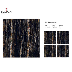 Marbre artificiel de luxe en porcelaine émaillée polie haute brillance 600x600 Carreaux de sol Fournisseur de carreaux de maison - Product Image 5