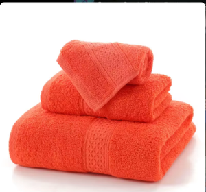 Luxury 100% Combed Cotton <b>Terry</b> <b>Towel</b> Superior Absorbency Eco-Friendly Suede Fabric Bath Face Hand Variety of Colors Sizes - Product Image 5